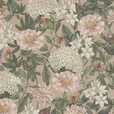 Profhome 394262-GU Papier peint floral légèrement texturé mat 5,33 m2