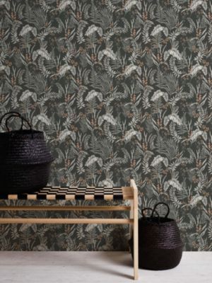 Profhome 394341-GU Papier peint floral légèrement texturé mat 5,33 m2