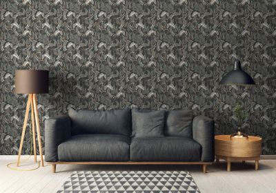 Profhome 394341-GU Papier peint floral légèrement texturé mat 5,33 m2