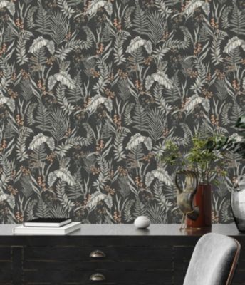 Profhome 394341-GU Papier peint floral légèrement texturé mat 5,33 m2