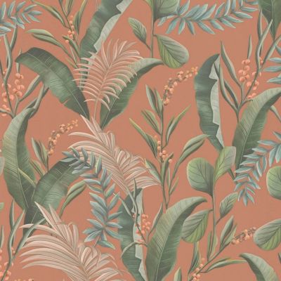 Profhome 394362-GU Papier peint floral légèrement texturé mat 5,33 m2