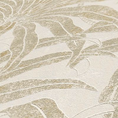 Profhome 395015-GU Papier peint nature texturé et des accents métalliques 5,33 m2