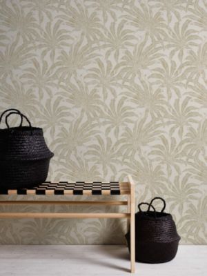 Profhome 395015-GU Papier peint nature texturé et des accents métalliques 5,33 m2