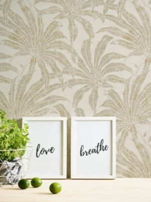 Profhome 395015-GU Papier peint nature texturé et des accents métalliques 5,33 m2