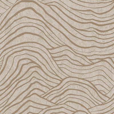 Profhome 395071-GU Papier peint à motifs graphiques texturé et des accents métalliques 5,33 m2