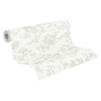 Profhome 395482-GU Papier peint floral texturé brillant 5,33 m2