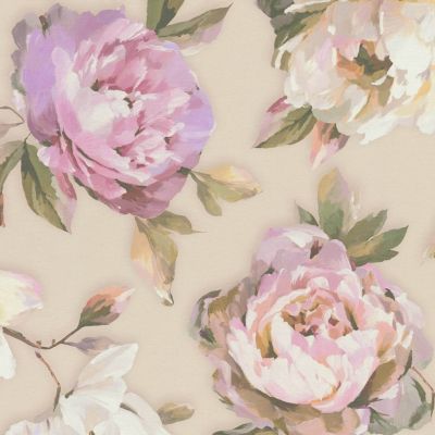 Profhome 396081-GU Papier peint floral légèrement texturé mat 5,33 m2