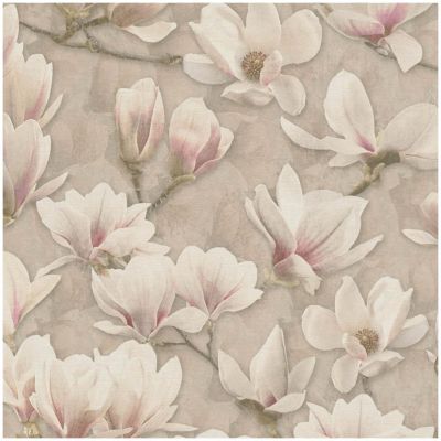 Profhome 396101-GU Papier peint floral légèrement texturé mat 5,33 m2