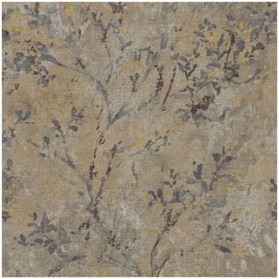 Profhome 396501-GU Papier peint style country légèrement texturé et des accents métalliques 5,33 m2
