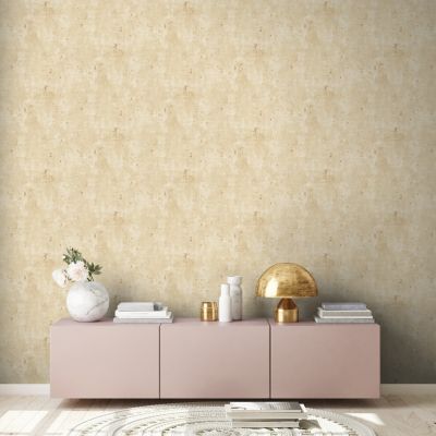 Profhome 396705-GU Papier peint aspect crépi texturé et des accents métalliques 5,33 m2