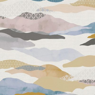 Profhome 396991-GU Papier peint à motifs graphiques légèrement texturé mat 5,33 m2