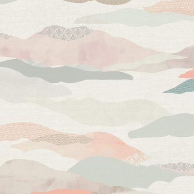 Profhome 396992-GU Papier peint à motifs graphiques légèrement texturé mat 5,33 m2
