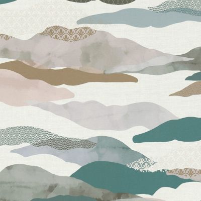 Profhome 396993-GU Papier peint à motifs graphiques légèrement texturé mat 5,33 m2