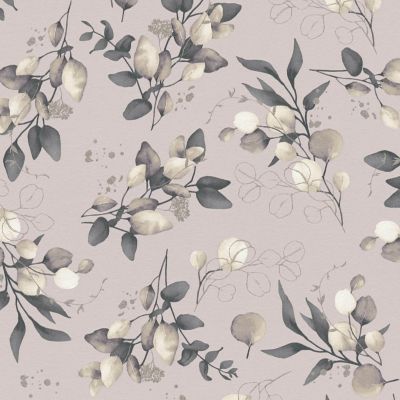 Profhome 397684-GU Papier peint style country lisse et des accents métalliques 5,33 m2