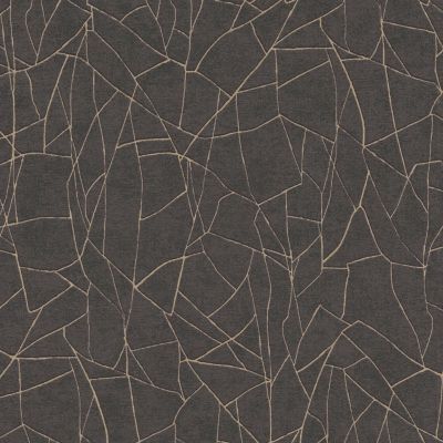 Profhome 399344-GU Papier peint à motifs graphiques légèrement texturé et des accents métalliques 5,33 m2