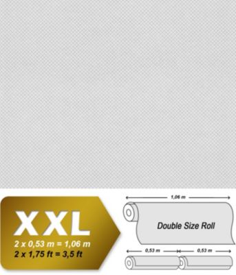 Profhome 934661-GU Papier peint à peindre texturé mat 26,5 m2