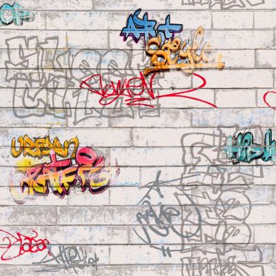Profhome 935611-GU Papier peint à motifs graphiques légèrement texturé mat 5,33 m2