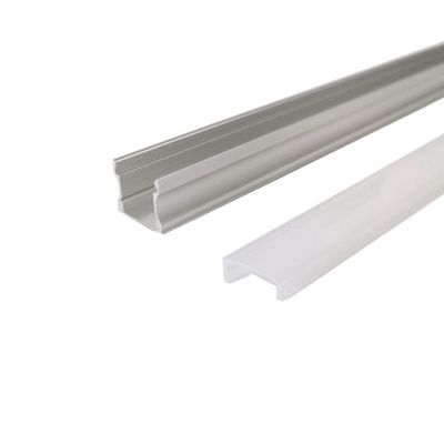 Profilé Aluminium 2m pour Ruban LED Couvercle Opaque - SILAMP
