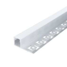 Profilé Aluminium Encastrable 2m Plafond pour Ruban LED - SILAMP