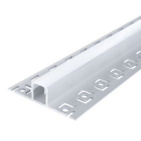 Profilé Aluminium Encastrable 2m pour Ruban LED - SILAMP