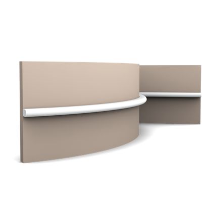 Profil arrondi flexible PX209F - L 200 x H 1 x l 1,4 cm - ORAC DECOR