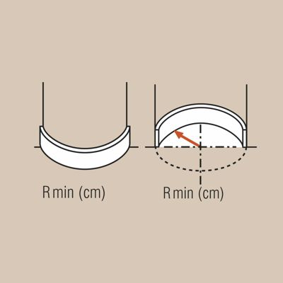 Profil arrondi flexible PX209F - L 200 x H 1 x l 1,4 cm - ORAC DECOR