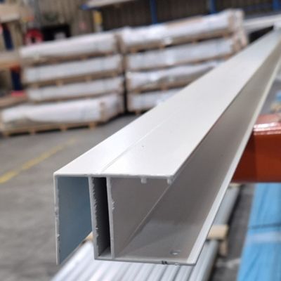 Profil bord H pour plaque polycarbonate d'épaisseur 32 mm,blanc L.4 m 2pcs
