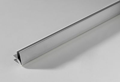 Profil d'angle de finition clipsable 5/8 mm aluminium Grosfillex