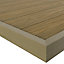 Profil de finition clipsable en composite Neva premium effet bois chêne L.220 x l.14,5x H.5,2 cm
