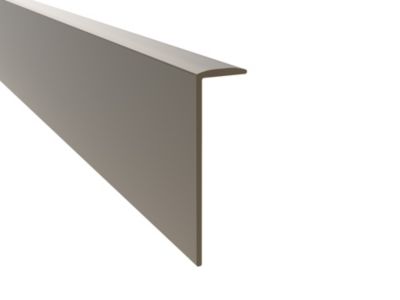 Profil de finition pour plan de travail beige L. 300 x l. 3,8 x H. 1,1 cm