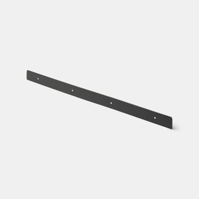 Profil de finition pour plan de travail GoodHome Nantua Noir l. 40 mm x H. 38 mm