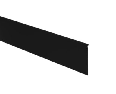 Profil de finition pour plan de travail noir l.67 cm x H.38 mm Nordlinger Pro