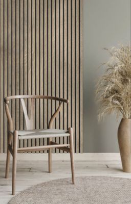 Profil de finition (tasseau) pour panneau mural décoratif - coloris Bois Naturel