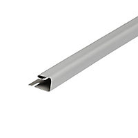 Profil de finition vertical pour bardage flex gris L.3,05 m