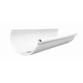 Profil de gouttière 25 blanc 400 cm PVC Fitt