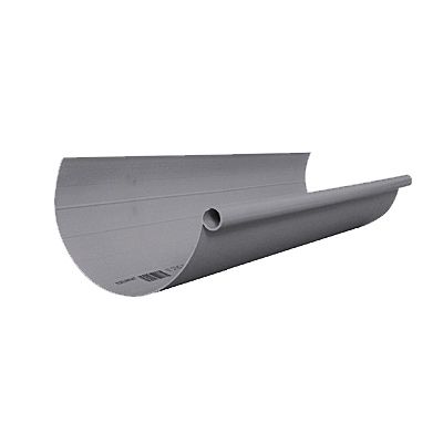 Profil de gouttière gris 16 cm L.4 m Fitt