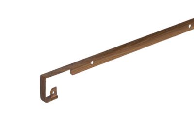Profil de jonction droit pour plan de travail effet bois moyen l.67 cm x H.38 mm Nordlinger Pro