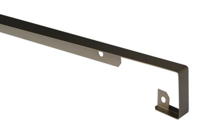 Profil de jonction droit pour plan de travail effet inox l.67 cm x H.38 mm Nordlinger Pro