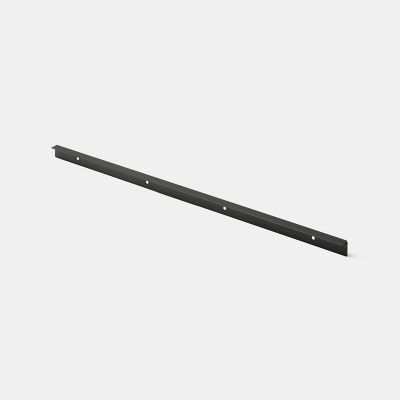 Profil de jonction pour plan de travail GoodHome Nantua Noir l. 29 mm x H. 25 mm