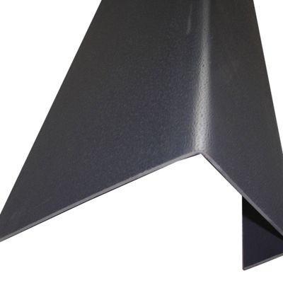 Profil de rive toiture tuile PVC L 188 cm Gris anthracite, l.38 cm, L.188 cm
