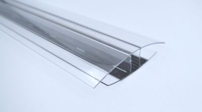 Profil H polycarbonate transparent 16 mm L.3 m