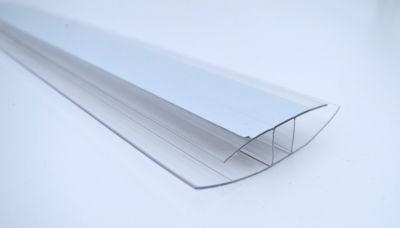 Profil H polycarbonate transparent 16 mm L.4 m