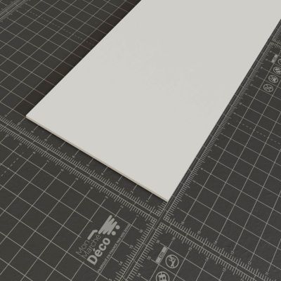 Profil Plat PVC 100 mm - Longueur 2.60 m - Lot de 5