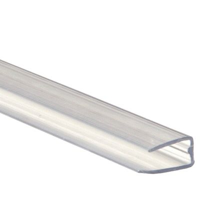 Profil polycarbonate de bordure et obturation Transparent, ep.10 mm, L.210 cm
