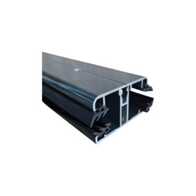 Profil T aluminium jonction gris ral 7016 non portant-ép.16/32mm-L.4m (lot de 2pcs )