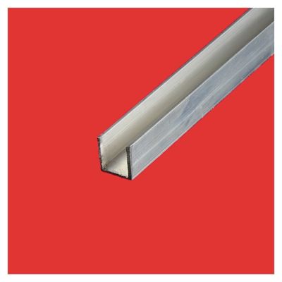 Profilé u aluminium 15x15 ep 2 mm, Longueur : 3 metres - Comment Fer