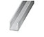 Profilé U aluminium brut 10 x 13 x 10 mm, 2,5 m