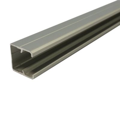 Profil U finition d'encadrement anodisé pour Verre Synthétique ép.10mm L.3m (lot de 2pcs )