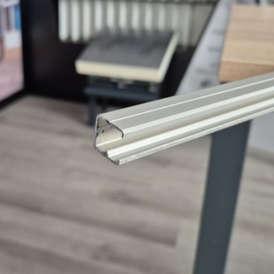 Profil U finition d'encadrement Blanc L.2m ép. 10mm (lot de 2pcs)