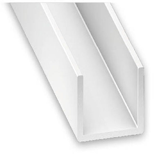 Profil  U  PVC  blanc  10 x 14 x 10 mm  2 60 m Castorama